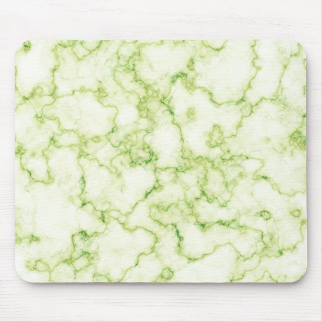 Grönt Marble Mönster Musmatta (Framsidan)