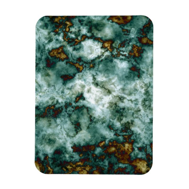 Grönt Marble Struktur med ventiler Magnet (Vertikal)
