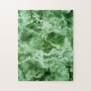 Grönt Marble Struktur Pussel