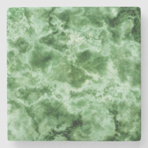 Grönt Marble Struktur Underlägg Sten