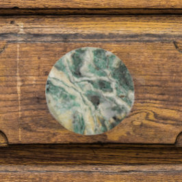 Grönt Mariposite Mineral Stone Mönster Knopp