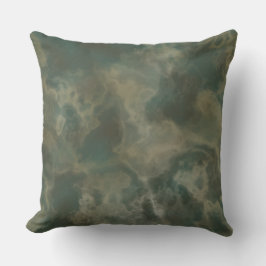grönt marmor kudde