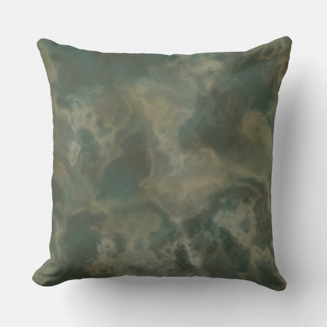 grönt marmor kudde (Framsida)
