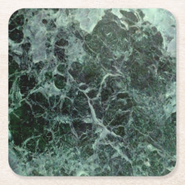 Grönt marmor underlägg papper kvadrat