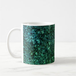 grönt marmorerad stil kaffemugg