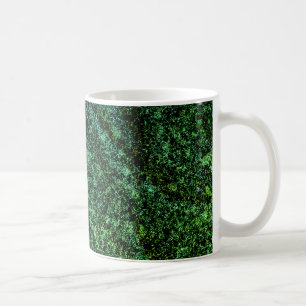 grönt marmorerad stil kaffemugg