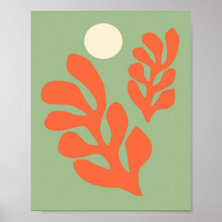 Grönt Matisse Poster