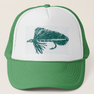 Grönt Matuka Streamer Hat Keps