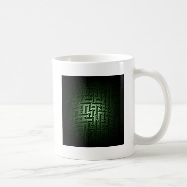 Grönt Maze Kaffemugg (Höger)