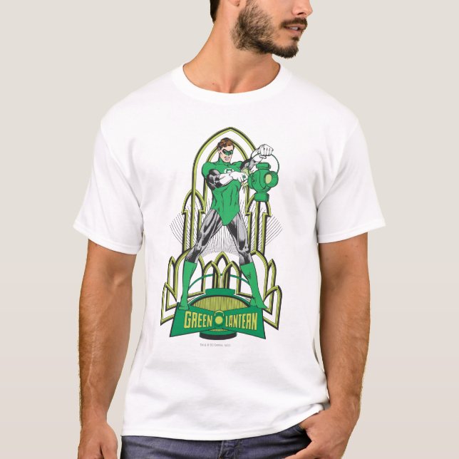 Grönt med Brev Tee Shirt (Framsida)