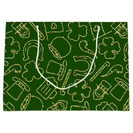 GRÖNT MED IRLÄNDSKA UTLINJER AV THIN GRÖNT