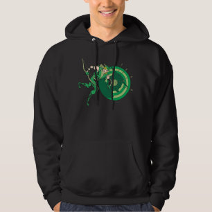 Grönt med mål 2 hoodie
