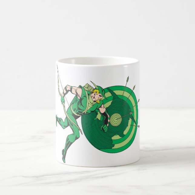 Grönt med mål 2 kaffemugg (Center)