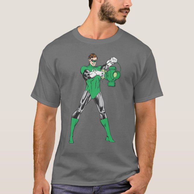 Grönt med mönster tee shirt (Framsida)