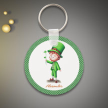 Grönt med personlig Leprechaun
