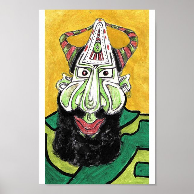 Grönt med ? poster (Framsidan)