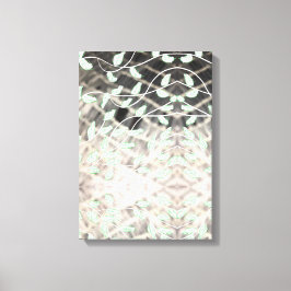 Grönt med svart canvastryck