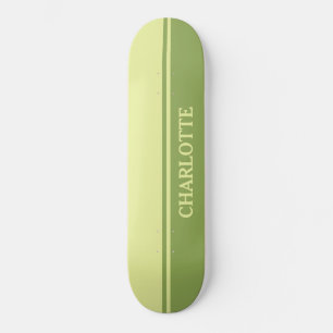 Grönt med två toner mini skateboard bräda 18,5 cm