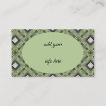 Grönt med vit geometrisk diameter Mönster