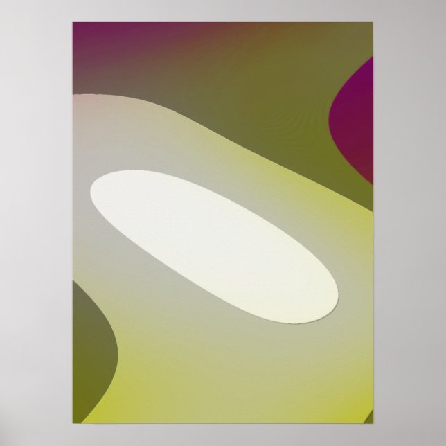 Grönt Meditation 6001 Poster (Framsidan)