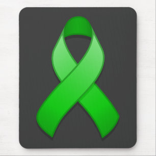 Grönt medvetenhetband Mousepad Musmatta