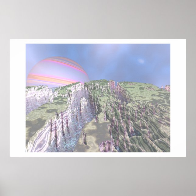 Grönt Mesa Poster (Framsidan)