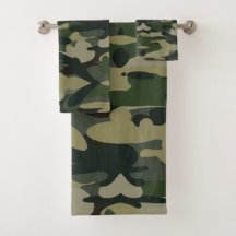Grönt militärkamouflage Mönster