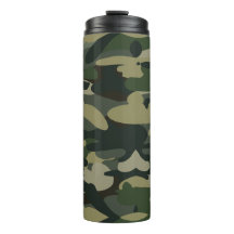 Grönt militärkamouflage Mönster