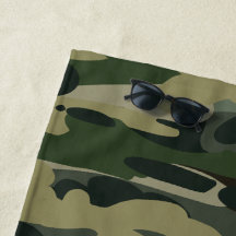 Grönt militärkamouflage Mönster