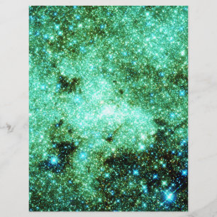 Grönt Milky Way Galaxy