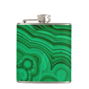 Grönt Mineral Malachite Fickplunta