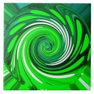 Grönt mix art kakelplatta
