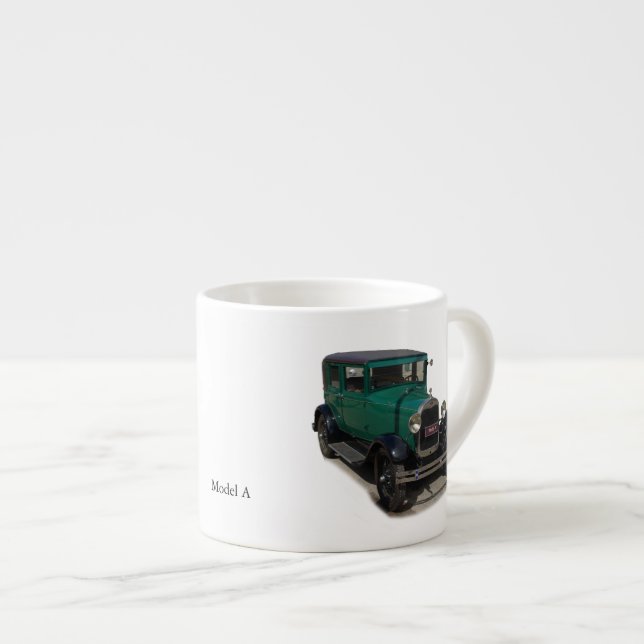Grönt modell A Espresso mugg Espressomugg (Framsida höger)