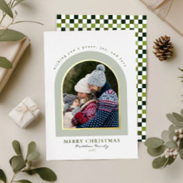 Grönt Modern Arch Photo jul