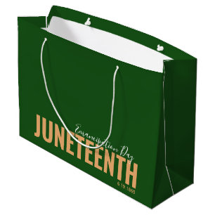 Grönt Modern emecipationsdag juni 19 JUNETEENTH