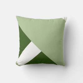 Grönt Modern Färg block 2 Kudde
