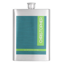 Grönt Modern Personlig Namn Fickplunta