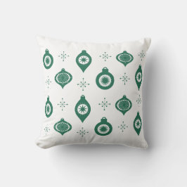 Grönt Modern Vintage Ornament Kudde