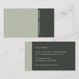 Grönt modernt för vis man visitkort