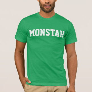 Grönt"Monstah" utslagsplats T-shirt