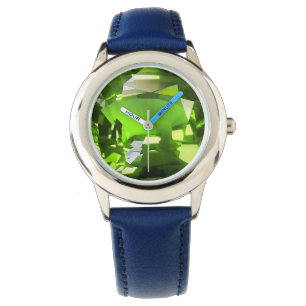 Grönt Mönster Armbandsur