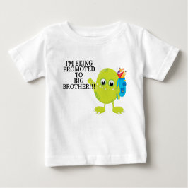 Grönt Monster befordrad till storebror T Shirt