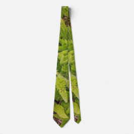 Grönt mönster Neck Tie Slips