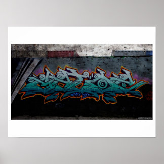 Grönt Monster Poster