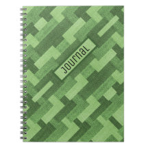 Grönt Mönster Prayer Journal