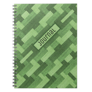 Grönt Mönster Prayer Journal Anteckningsbok