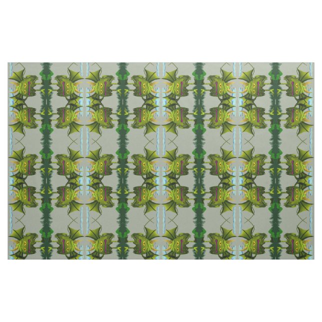Grönt Monster Tyg (Fat Quarter)