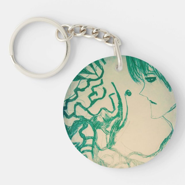 grönt monster yaei manga anime spöktecknad (Framsidan)