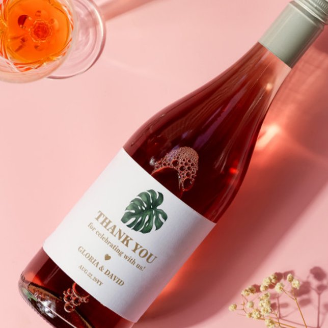 Grönt Monstera Löv Bröllop (Skapare uppladdad)