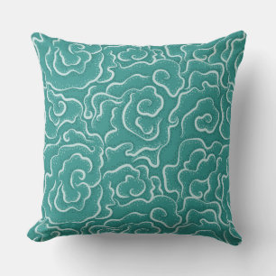 Grönt Montipora Capricornis Coral Dekorativ kudde